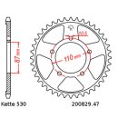 Chain and Sprocket Set compatible for Suzuki GSF600 Bandit 95-99 chain DID 530 VX3 110 open 15/47