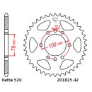 Chain and Sprocket Set compatible for Suzuki GSX-R750 92-95 CONVERSION Chain DID 520 ZVM-X 108 open 15/42