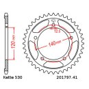 Chain and Sprocket Set compatible for Suzuki GSX1400 01-08 chain DID 530 ZVM-X 116 open 18/41