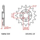 Chain and Sprocket Set compatible for Suzuki RM-Z450 08-12 chain DID 520 VX3 114 open 13/50