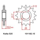 Chain and Sprocket Set compatible for Triumph Daytona 600 03-04 chain DID 525 ZVM-X 108 open 14/45