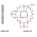 Chain and Sprocket Set compatible for Triumph Speed Triple 955 EFI 99-01 chain DID 530 VX3 108 open 18/43