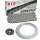 Chain and Sprocket Set compatible for Triumph America 865 EFI 13-15 chain DID 525 ZVM-X 112 open 18/42