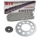 Chain and Sprocket Set Triumph Tiger 1050 Sport 14-18 chain DID 530 ZVM-X 120 open 18/45