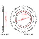 Chain and Sprocket Set compatible for Yamaha DT250MX 77-78 chain DID 520 VX3 104 open 16/47