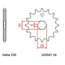 Chain and Sprocket Set compatible for Yamaha XS250 77-80...