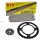 Chain and Sprocket Set compatible for Yamaha XT600 E 90-94 chain DID 520 VX3 106 open 15/45