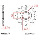 Chain and Sprocket Set compatible for Yamaha YZ125 05-19 chain DID 520 VX3 112 open 13/48