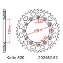 Kettensatz geeignet für Yamaha WR250F 01-06 Kette DID 520 ZVM-X 114 offen 13/52