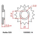 Kettensatz geeignet für Yamaha TT250R 03-04 Kette DID 520 VX3 106 offen 14/44