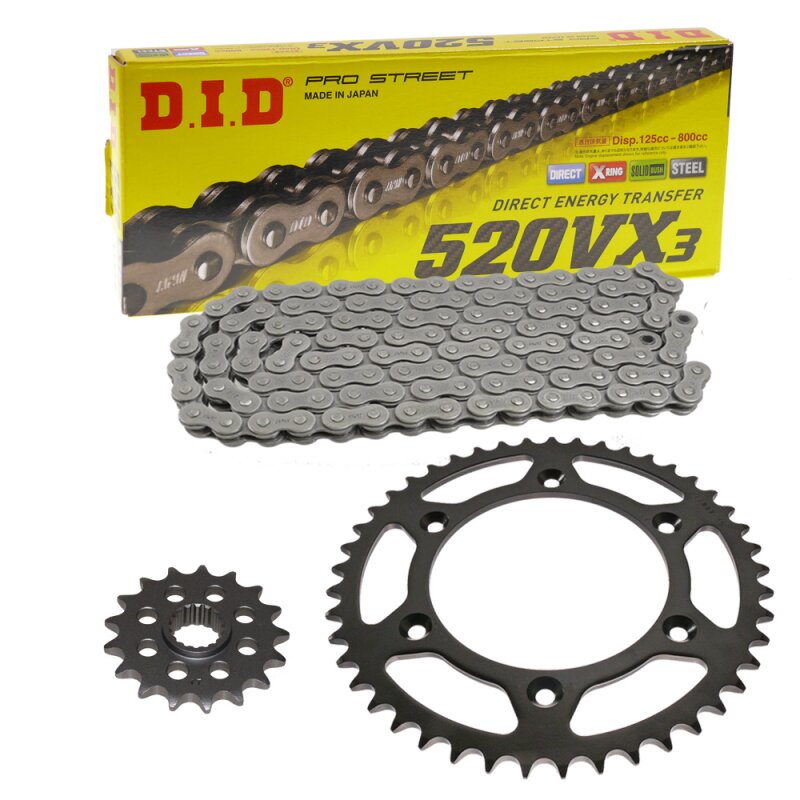 Aprilia sxv 550 DID kettensatz Chain Kit 520 vx2 2006-2008