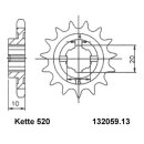 Kettensatz geeignet für Husqvarna CR125 Cross 95-08 Kette DID 520 VX3 114 offen 13/50