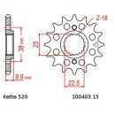 Chain and Sprocket Set compatible for Husqvarna TC449 11-12 chain DID 520 VX3 110 open 15/53