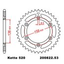 Kettensatz geeignet für Husqvarna TC449 11-12 Kette DID 520 VX3 110 offen 15/53