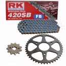 Kettensatz geeignet für Kawasaki KDX 50 03-06 RK FB...