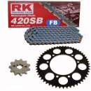 Chain and Sprocket Set Peugeot XP6 50 99-01  Chain RK FB...