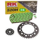 Chain and Sprocket Set compatible for Honda CB 250 N Euro...