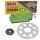 Chain and Sprocket Set compatible for Honda CMX 250 C Rebel 97-03  Chain RK CG520H 108  open  GREEN  14/33