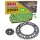 Chain and Sprocket Set compatible for Honda CR 250 R 2005  Chain RK CG520H 116  open  GREEN  13/49