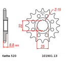 Kettensatz geeignet für KTM EGS 125 93-99  Kette RK CG 520 H 118  offen  GRÜN  13/45