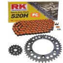 Kettensatz geeignet für Honda CR 125 R 98-99  Kette...