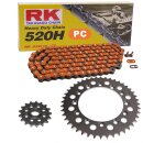 Chain and Sprocket Set compatible for Honda CB 250 N Euro...