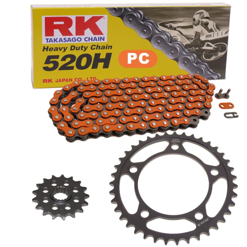 Chain and Sprocket Kit Heavy Duty GOLD for Cagiva 125 Mito EV '92-99 
