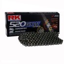 Motorcycle Chain RK BL520GXW in BLACK SCALE with 100...