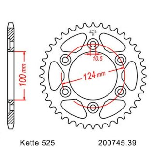 Kettensatz geeignet fr Kawasaki ZX-6R 2002 Kette RK 525 ZXW 108 offen 15/40
