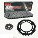 Kettensatz geeignet für KTM RC8 1190 Superbike Limited Edition 08-10  Kette RK 525 ZXW 108  offen  17/37