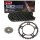 Kettensatz geeignet für Yamaha XJR 1300 99-01  Kette RK BL 530 GXW 110  SCHWARZ  offen  17/38