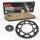 Chain and Sprocket Set compatible for KTM Adventure 1190 13-16 Chain RK GB525ZXW 118 open GOLD 17/42