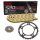 ALU Kettensatz geeignet für BMW S 1000 R 14-18 CONVERSION Kette RK GB 520 ZXW 120 GOLD offen 17/45-ALU
