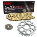 Chain and Sprocket Set Ducati 888 90-93  Chain RK GB 520...