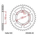 Kettensatz geeignet für Yamaha YZF R6 03-05 CONVERSION Kette RK GB 520 ZXW 116 GOLD offen 16/48-ALU