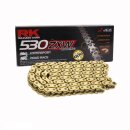 Kettensatz geeignet für Yamaha FZR 600 Genesis 89-90  Kette RK GB 530 ZXW 106  GOLD  offen  15/46
