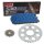 Chain and Sprocket Set compatible for Yamaha YZF R7 99-00  Chain RK BB 530 GXW 118  BLUE  open  17/43