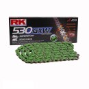 Chain and Sprocket Set compatible for Suzuki RF 600 R 95-96  Chain RK MM 530 GXW 108  GREEN  open  14/42