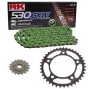 Chain and Sprocket Set Yamaha XJR 1300 02-03  Chain RK MM...