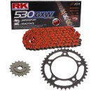 Chain and Sprocket Set Yamaha XJR 1300 02-03  Chain RK RR...