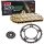 Chain and Sprocket Set compatible for Honda NSR 125 R-R 93-98  Chain RK GB 520 XSO 108  open  GOLD  14/36