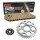 Chain and Sprocket Set compatible for Suzuki GSX-S 1000 15-20 Chain RK GB 525 ZXW 116  open GOLD 17/44