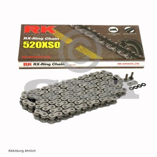 Kettensatz geeignet fr Kawasaki Z 250 SL 15-17 Kette RK 520 XSO 104 offen 14/42