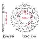 Kettensatz geeignet für BMW S1000RR 12-18 CONVERSION Kette DID 520 ZVM-X 118 offen 17/45