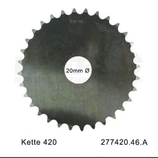 Kettenrad Rohling Aluminium 420/56 Zähne 