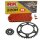 Chain and Sprocket Set Kreidler Mustang 170 Utility 04-06  Chain RK FR520H 94  open  RED  14/40