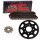 Chain and Sprocket Set compatible for Honda CB 125 TD 1982  chain JT 428 HDR 122  open  14/42