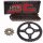 Chain and Sprocket Set compatible for  Honda CLR 125 Cityfly 98-03  Chain JT 428 HDR 128  open  17/50