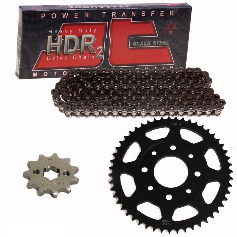 Chain And Sprocket Set Honda Cm 125 C 97 Chain Jt 428 Hdr 1 Op
