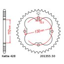 Chain and Sprocket Set compatible for Honda TRX 90 X 13-18 chain JT 428 HDR 100 open 13/50